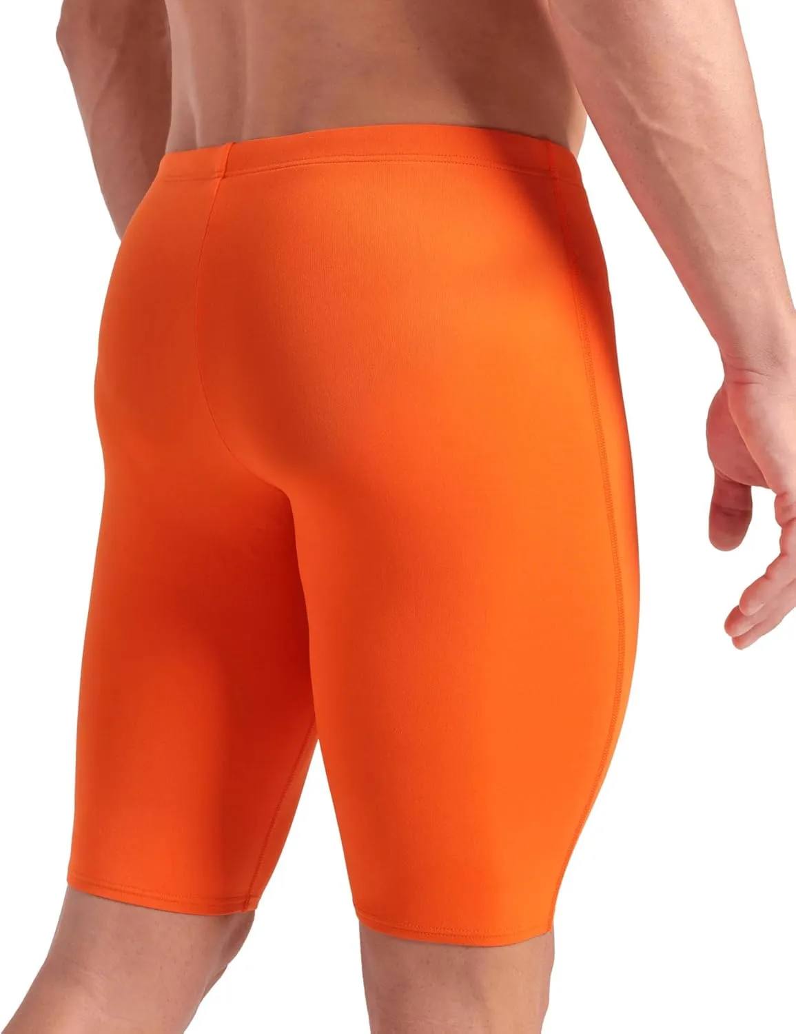 ARENA Men's Team Colors Solid Swim Jammer MaxLife Athletic Swimwear Pool Training Swimsuit Competitive Swimming Bathing Suit