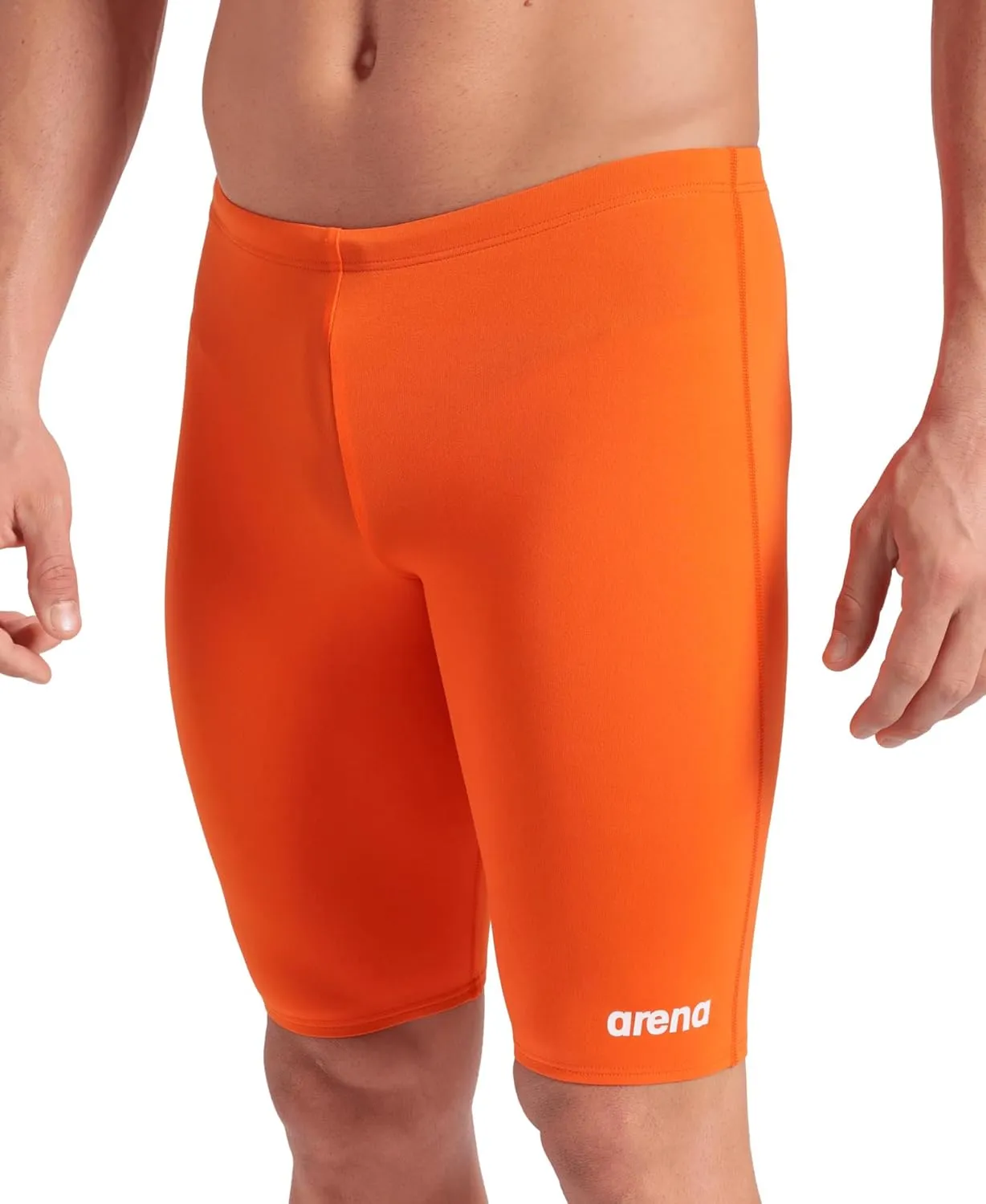 ARENA Men's Team Colors Solid Swim Jammer MaxLife Athletic Swimwear Pool Training Swimsuit Competitive Swimming Bathing Suit