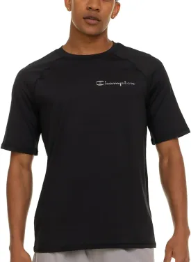 Champion Rash Guard for Men Short Sleeve, Mens Swim Shirt, Sun Shirt UPF  50 UV Protection, SPF Quick Drying Rashguard