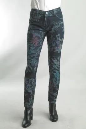 Floral Reversible Denim