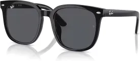 Ray-Ban RB4401D Square Sunglasses for Men for Women   BUNDLE With Designer iWear Complimentary Eyewear Kit