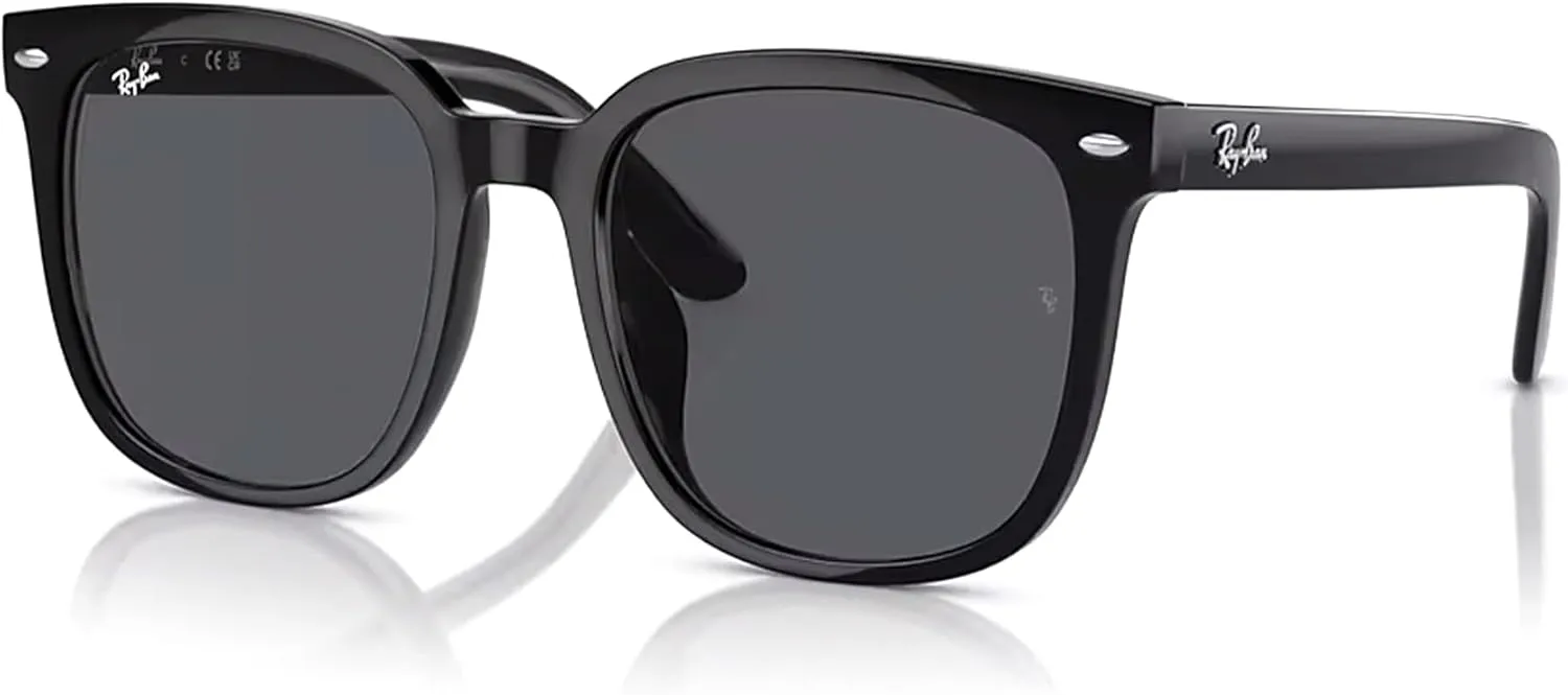 Ray-Ban RB4401D Square Sunglasses for Men for Women   BUNDLE With Designer iWear Complimentary Eyewear Kit