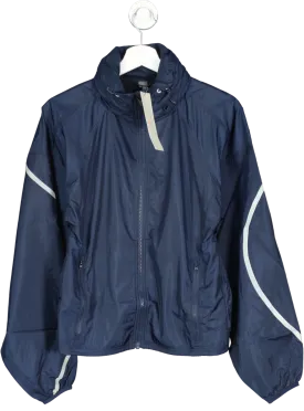 Sweaty Betty Navy Blue Pack Away Waterproof Jacket With Soft Jersey Lining Bnwt UK XXS