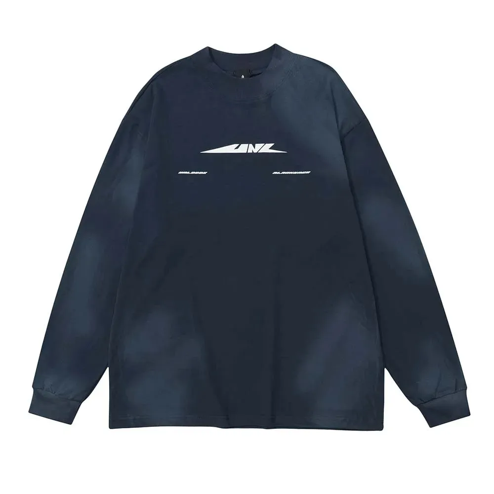 The Misty Frontline Long Sleeve Tee - Casual Solid Color