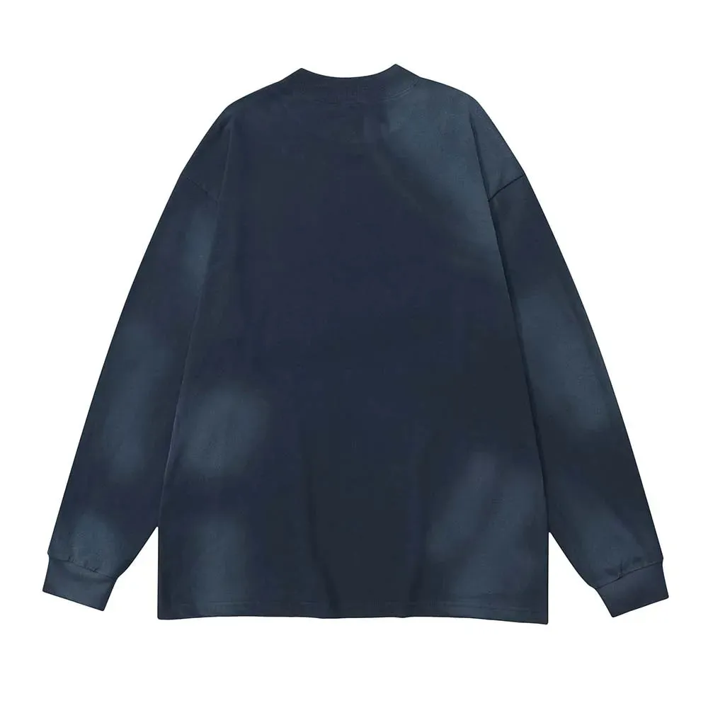 The Misty Frontline Long Sleeve Tee - Casual Solid Color
