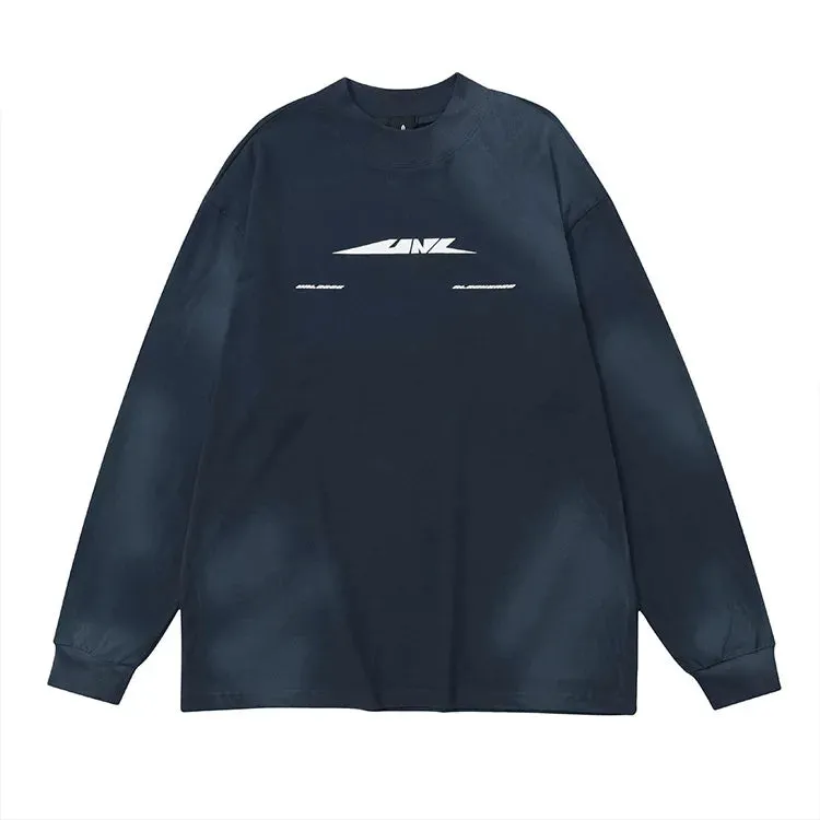 The Misty Frontline Long Sleeve Tee - Casual Solid Color